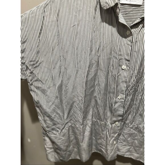 EVERLANE THE BOXY SHIRT IN WASHABLE SILK blouse - Picture 6 of 8